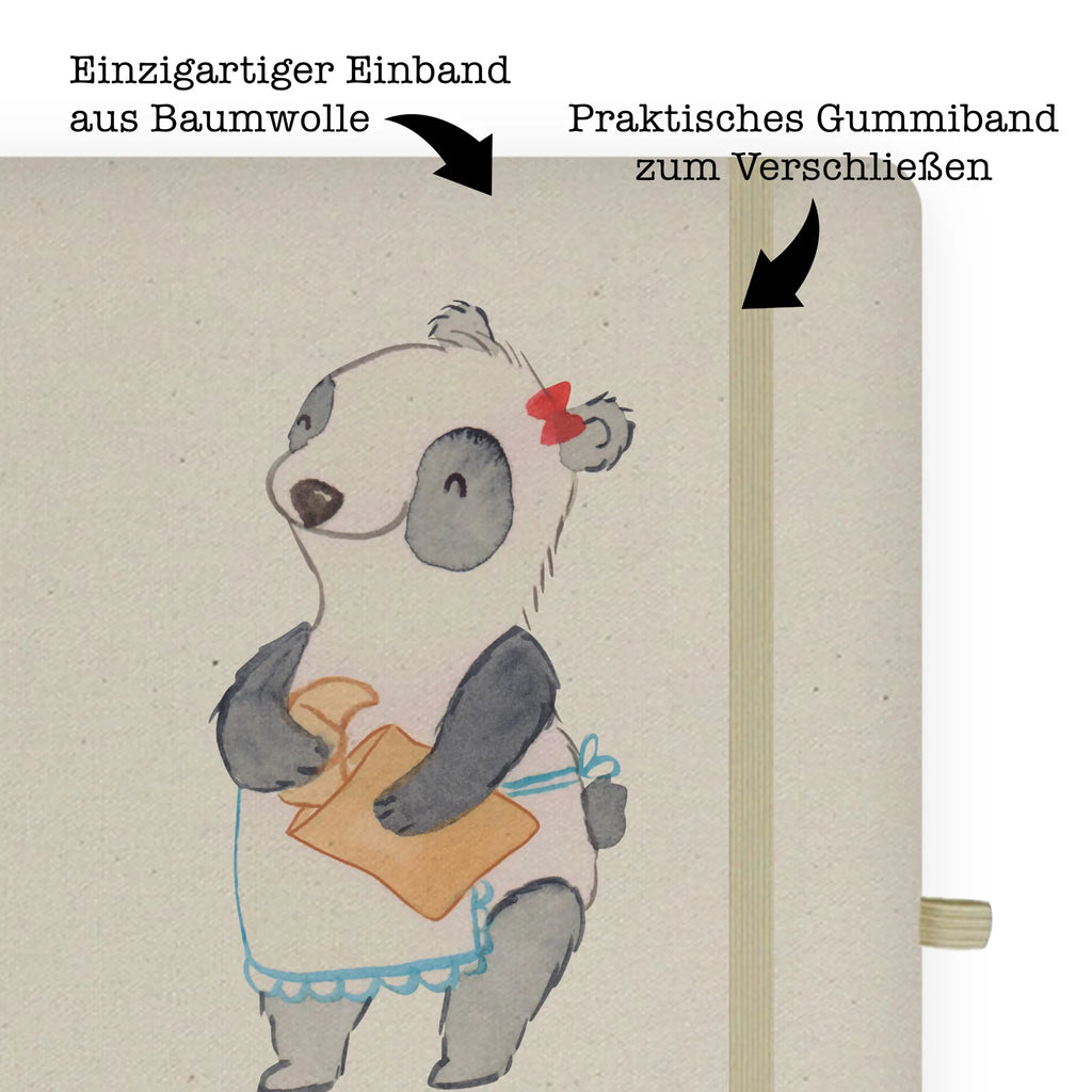 Cotton notebook Bakery Saleswoman heart address book, journal, notebook, sketchbook, notepad, writing book, entry book, diary, notes, gift, gift idea, best, farewell gift, passing exam, anniversary, retirement, promotion, job start, sayings, funny, profession