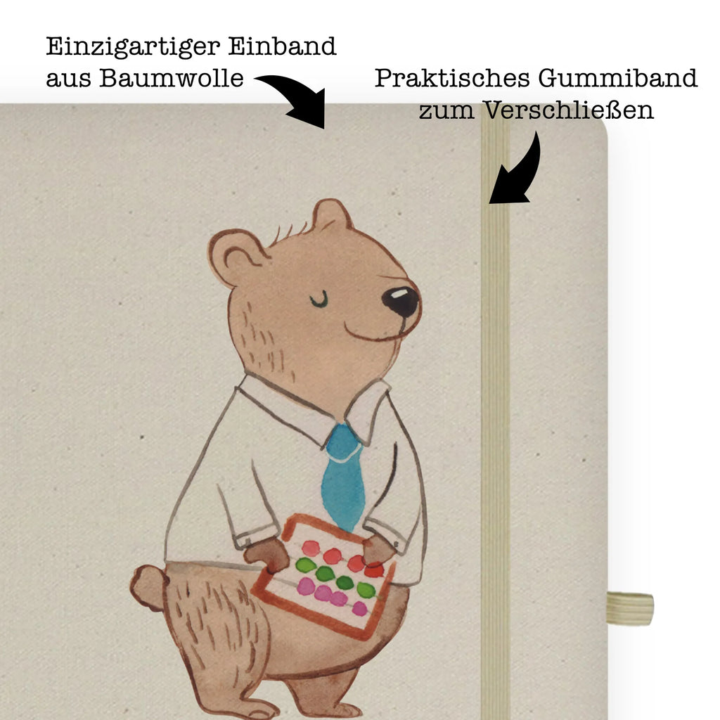 Bawełniany notes DIN A5 pracownik biurowy serce Notizen, Eintragebuch, Tagebuch, Notizblock, Adressbuch, Journal, Kladde, Skizzenbuch, Notizheft, Schreibbuch, Schreibheft, Beruf, Ausbildung, Jubiläum, Abschied, Rente, Kollege, Kollegin, Geschenk, Schenken, Arbeitskollege, Mitarbeiter, Firma, Danke, Dankeschön, Bürokaufmann, Kaufmann für Büromanagement