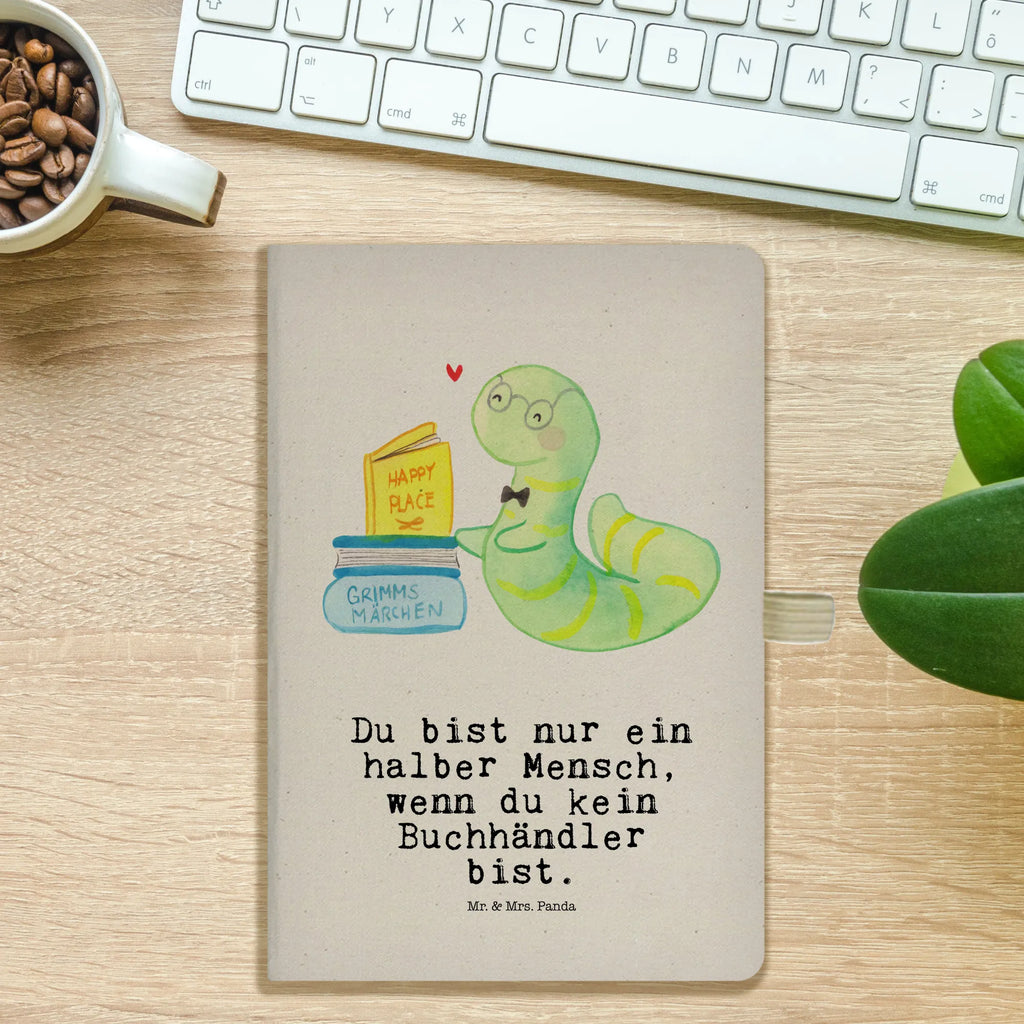 Bawełniany notes DIN A5 Księgarz serce Notizen, Eintragebuch, Tagebuch, Notizblock, Adressbuch, Journal, Kladde, Skizzenbuch, Notizheft, Schreibbuch, Schreibheft, Beruf, Ausbildung, Jubiläum, Abschied, Rente, Kollege, Kollegin, Geschenk, Schenken, Arbeitskollege, Mitarbeiter, Firma, Danke, Dankeschön, Buchhändler, Buchhandlung, Buchverkäufer, Bibliothekar, Bücherwurm