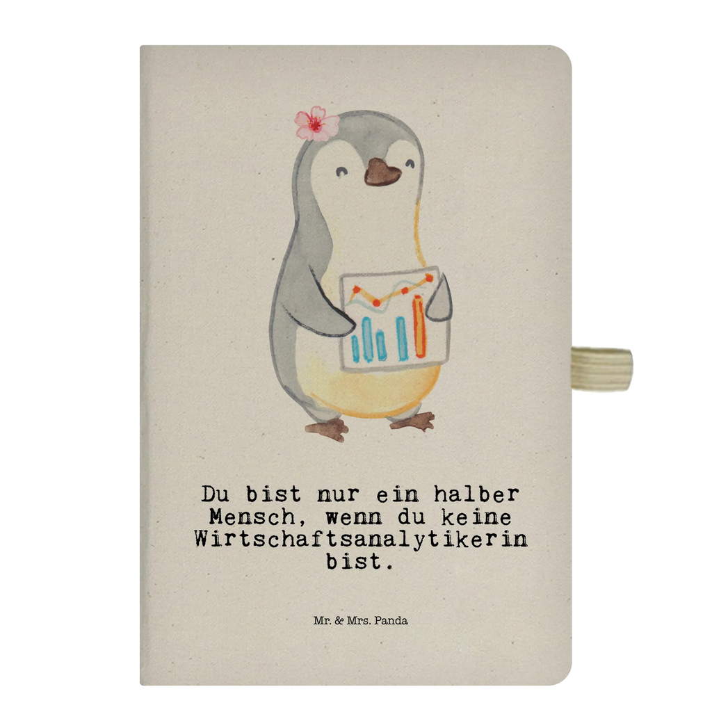 Bawełniany notes DIN A5 analityczka gospodarcza Serce Zawód, Wykształcenie, Jubileusz, Pożegnanie, Emerytura, Kolega, Koleżanka, Prezent, Dawać, Pracownik, Współpracownik, Firma, Dziękuję, Dziękuję bardzo