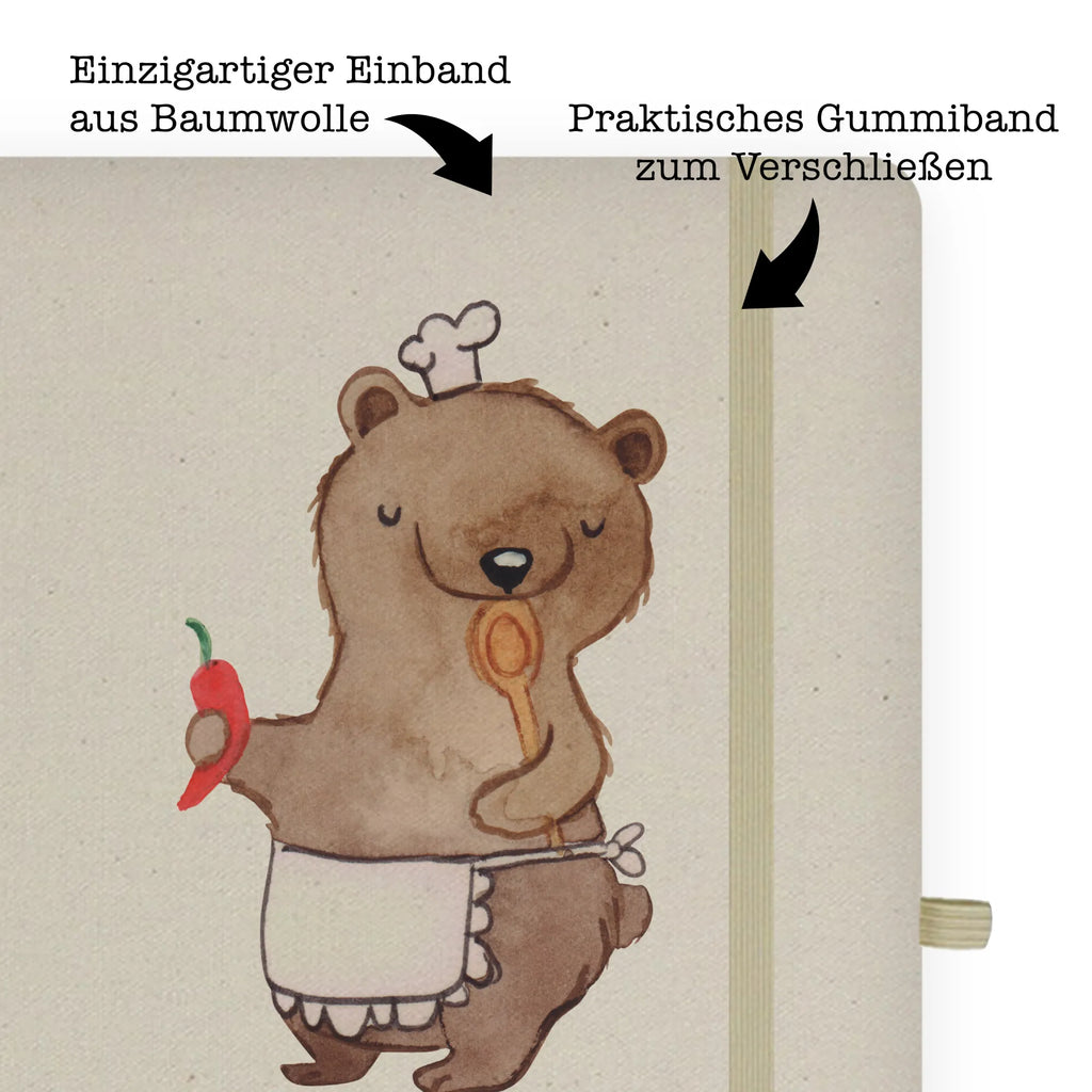 Bawełniany notes DIN A5 piekarz pizzy serce Zawód, Wykształcenie, Jubileusz, Pożegnanie, Emerytura, Kolega, Koleżanka, Prezent, Dawać, Pracownik, Współpracownik, Firma, Dziękuję, Dziękuję bardzo