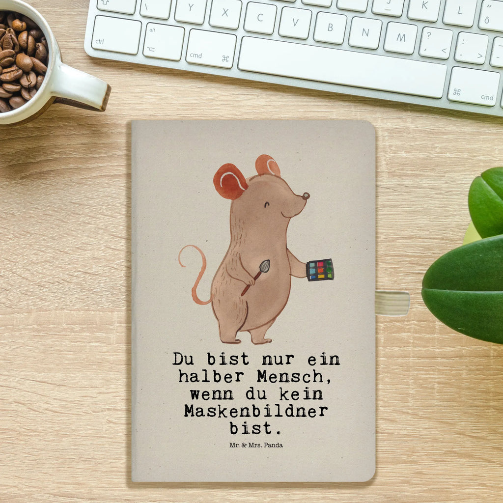 Cotton notebook Makeup Artist Heart writing book, sketchbook, diary, entry book, address book, notepad, journal, notebook, notes, gift, gift idea, best, farewell gift, passing exam, anniversary, retirement, promotion, job start, sayings, funny, profession