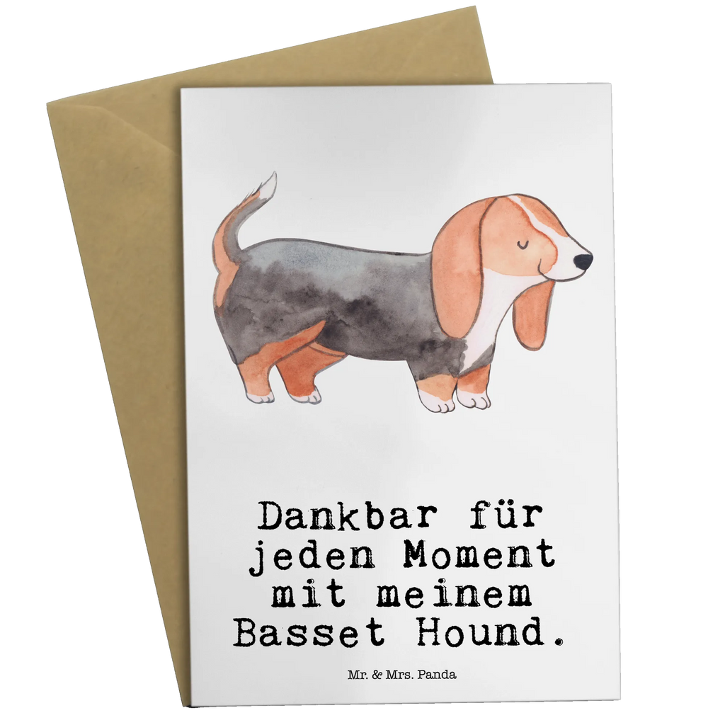 Greetings card Basset Hound Moment birthday card, greeting card, invitation card, wedding card, folding card, Dog, dog breed, purebred dog, dog owner, gift, animal lover, giving, puppy