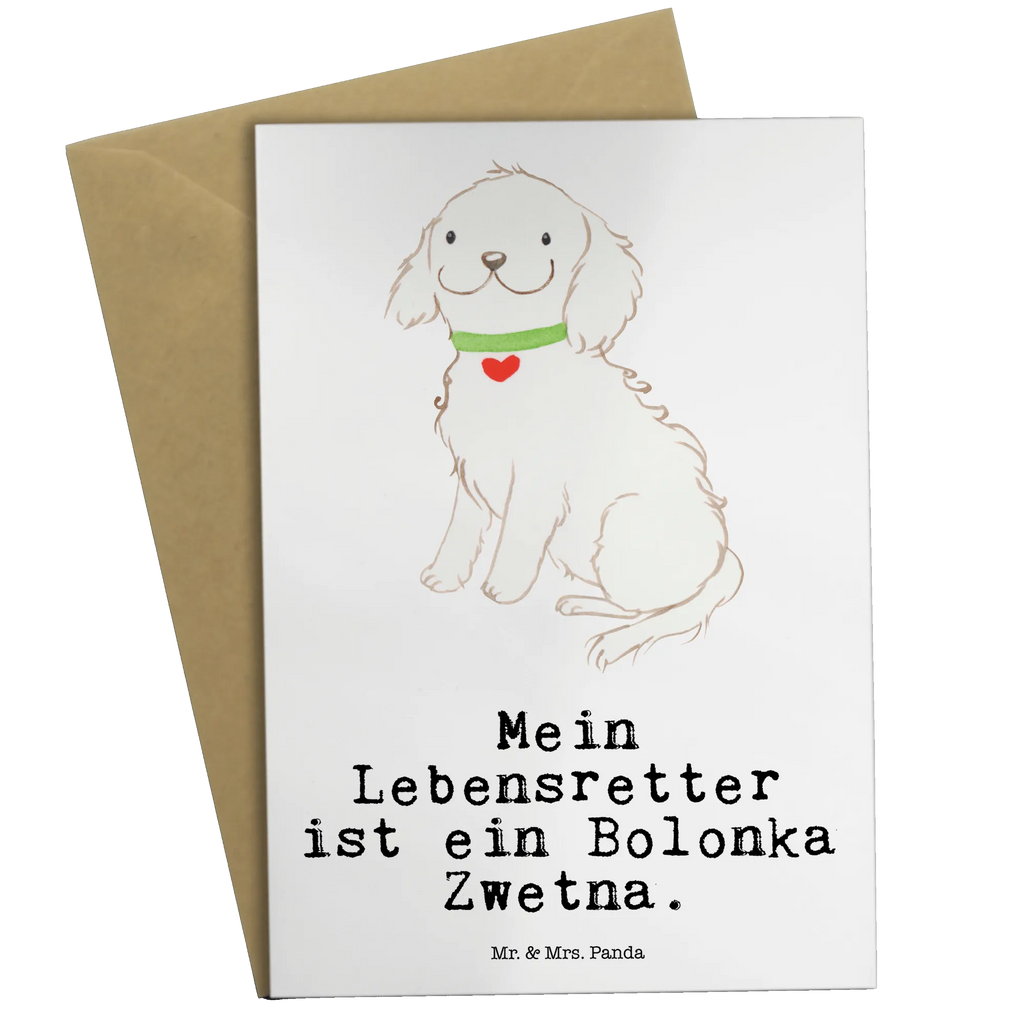 Greetings card Bolonka Zwetna Lifesaver birthday card, folding card, greeting card, wedding card, invitation card, Dog, dog breed, purebred dog, dog owner, gift, animal lover, giving, puppy