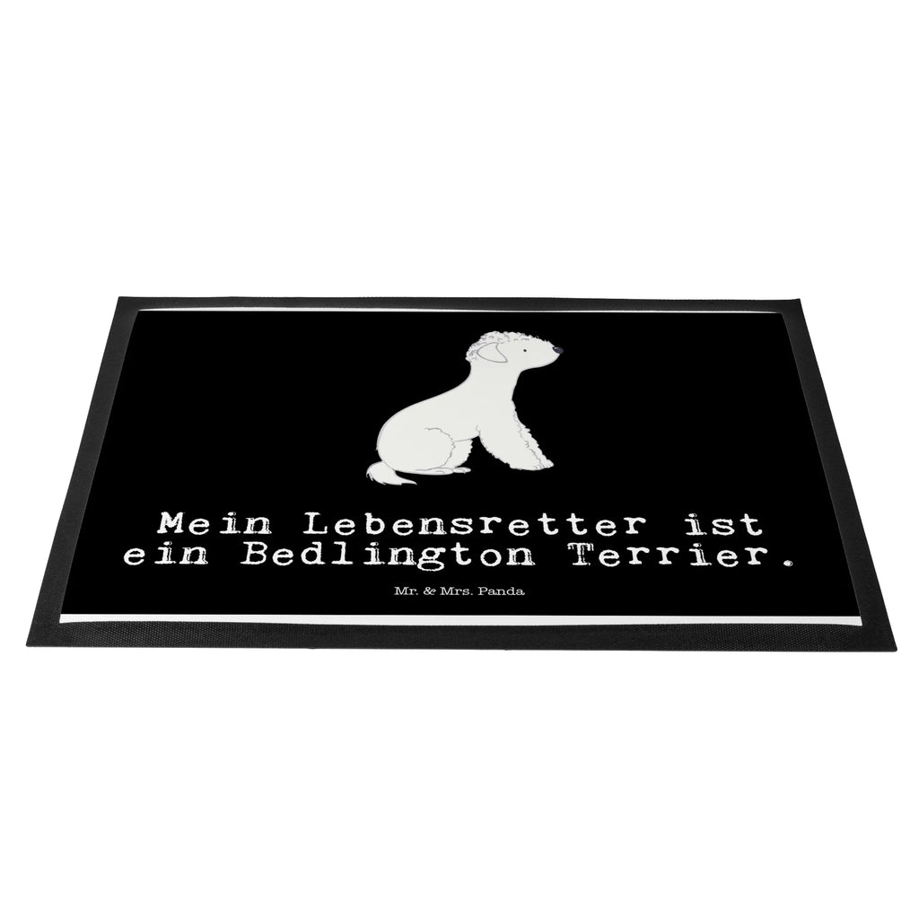 Fußmatte Bedlington Terrier Lebensretter Schuhabstreifer, Türvorleger, matte haustür, Fußabstreifer, Abtreter, Schmutzfangmatte, Sauberlaufmatte, türmatten, Schmutzmatte, außenmatte, Fußmatten, abstreifer, sauberlaufmatten, Türmatte, fußmatte, flurmatte, Eingangsteppich, schmutzfangmatten, Schmutzfänger, Fussmatte, Fußabtreter, Haustürmatte, Schmutzfangteppich, Eingangsmatte, Abtretmatte, hausmatte, Geschenk, Schenken, Hund, Hunderasse, Rassehund, Hundebesitzer, Tierfreund, Welpe, Terrier, Bedlington Terrier