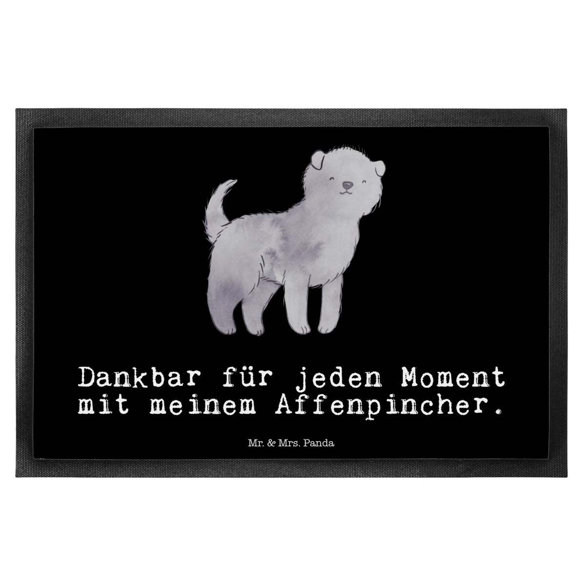 Doormat Affenpinscher moment Dog, dog breed, purebred dog, dog owner, gift, animal lover, giving, puppy