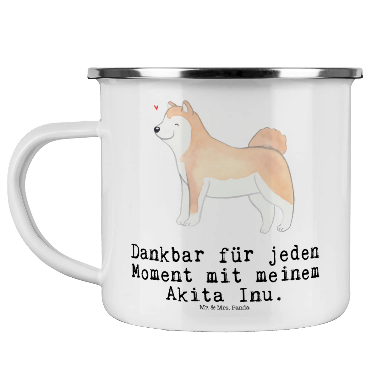 Enamel camping mug Akita Inu Moment metal cup, enamel camping cup, metal camping mug, camping mug, hiking mug, campfire mug, bushcraft mug, camper mug, travel mug, camping metal cup, adventure mug, tin coffee cup, backpacking mug, lightweight camping mug, enamel mug, outdoor cup, enamel drinking mug, steel mug for camping, stainless steel drinking cup, camp coffee mug, Dog, dog breed, purebred dog, dog owner, gift, animal lover, giving, puppy