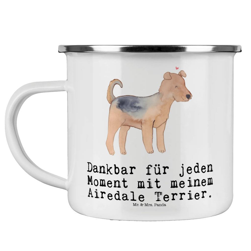 Enamel camping mug Airedale Terrier moment camping mug, metal cup, bushcraft mug, campfire mug, camping metal cup, tin coffee cup, travel mug, metal camping mug, hiking mug, enamel drinking mug, backpacking mug, camp coffee mug, stainless steel drinking cup, outdoor cup, camper mug, enamel mug, adventure mug, enamel camping cup, steel mug for camping, lightweight camping mug, Dog, dog breed, purebred dog, dog owner, gift, animal lover, giving, puppy
