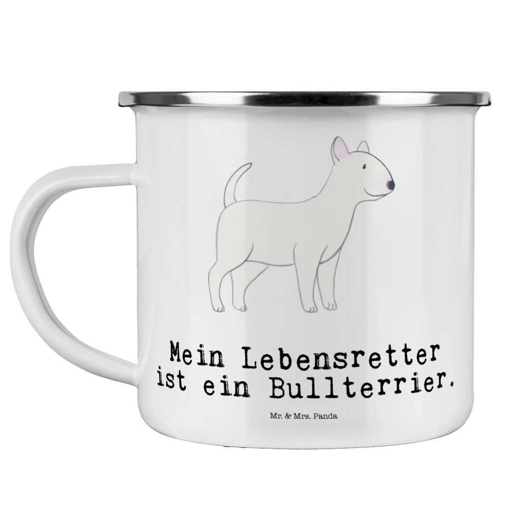Camping Emaille Tasse Bullterrier Lebensretter Kaffeetasse, reisetasse, Becher, Campingbecher, Emaille Becher, Trinkbecher, blechbecher, wanderbecher, emaillebecher, Metalltasse, wandertasse, Emaille Tasse, Emailletasse, Reisebecher, Campingtasse, Blechtasse, Pott, Kaffeebecher, becher emaille, Tasse Emaille, metallbecher, Teebecher, Tasse, Teetasse, Geschenk, Schenken, Hund, Hunderasse, Rassehund, Hundebesitzer, Tierfreund, Welpe, Bullterrier