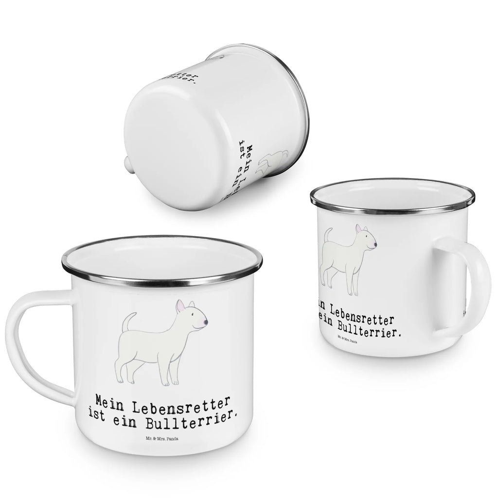 Camping Emaille Tasse Bullterrier Lebensretter Kaffeetasse, reisetasse, Becher, Campingbecher, Emaille Becher, Trinkbecher, blechbecher, wanderbecher, emaillebecher, Metalltasse, wandertasse, Emaille Tasse, Emailletasse, Reisebecher, Campingtasse, Blechtasse, Pott, Kaffeebecher, becher emaille, Tasse Emaille, metallbecher, Teebecher, Tasse, Teetasse, Geschenk, Schenken, Hund, Hunderasse, Rassehund, Hundebesitzer, Tierfreund, Welpe, Bullterrier