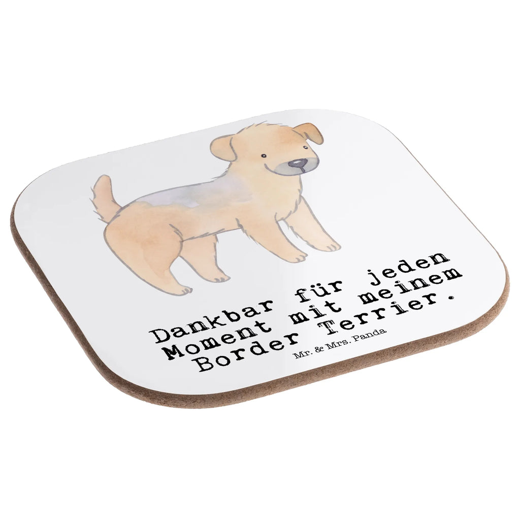 Square coaster Border Terrier Moment party, presents, Coasters, gifts, breakfast, glass coasters, gift, Dog, dog breed, purebred dog, dog owner, animal lover, giving, puppy