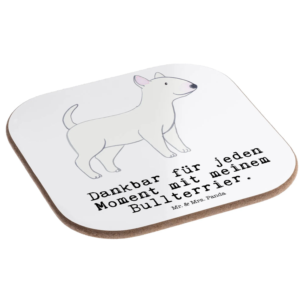 Square coaster Bull Terrier Moment party, breakfast, Coasters, gifts, glass coasters, presents, gift, Dog, dog breed, purebred dog, dog owner, animal lover, giving, puppy