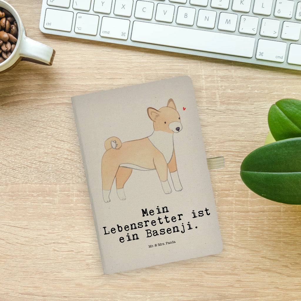 Cotton notebook Basenji Lifesaver address book, notepad, writing book, notebook, sketchbook, diary, journal, entry book, notes, Dog, dog breed, purebred dog, dog owner, gift, animal lover, giving, puppy