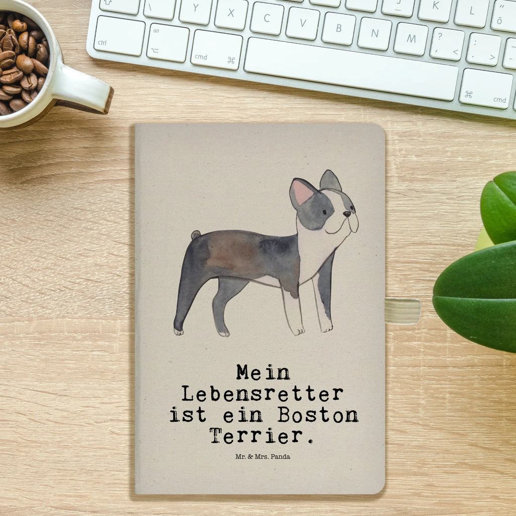 Cotton notebook Boston Terrier Lifesaver diary, writing book, sketchbook, entry book, notepad, journal, notes, notebook, address book, Dog, dog breed, purebred dog, dog owner, gift, animal lover, giving, puppy