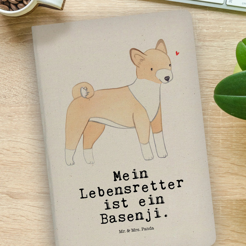 Cotton notebook Basenji Lifesaver address book, notepad, writing book, notebook, sketchbook, diary, journal, entry book, notes, Dog, dog breed, purebred dog, dog owner, gift, animal lover, giving, puppy