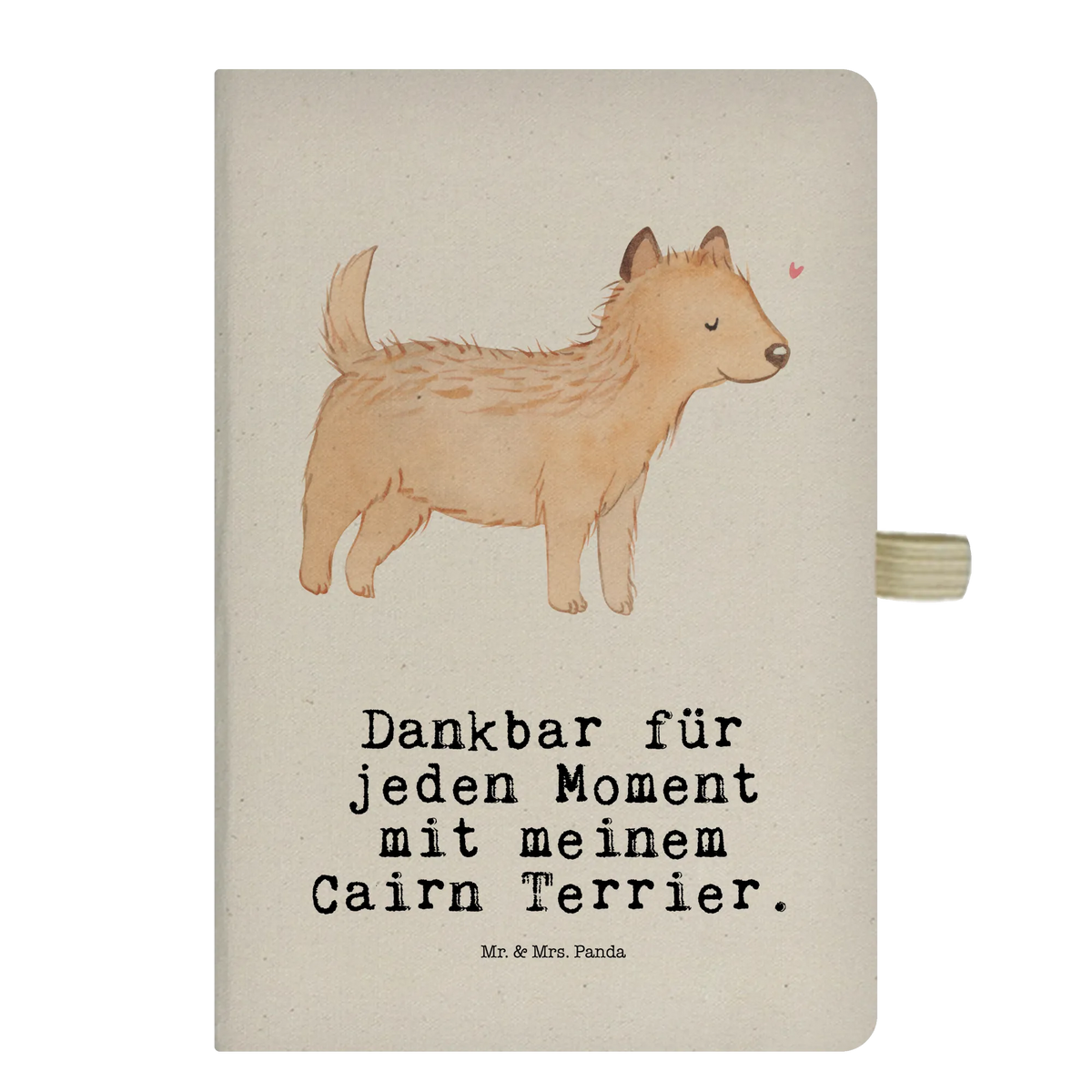 Cotton notebook Cairn Terrier Moment gift, animal lover, giving, dog breed, purebred dog, dog owner, puppy