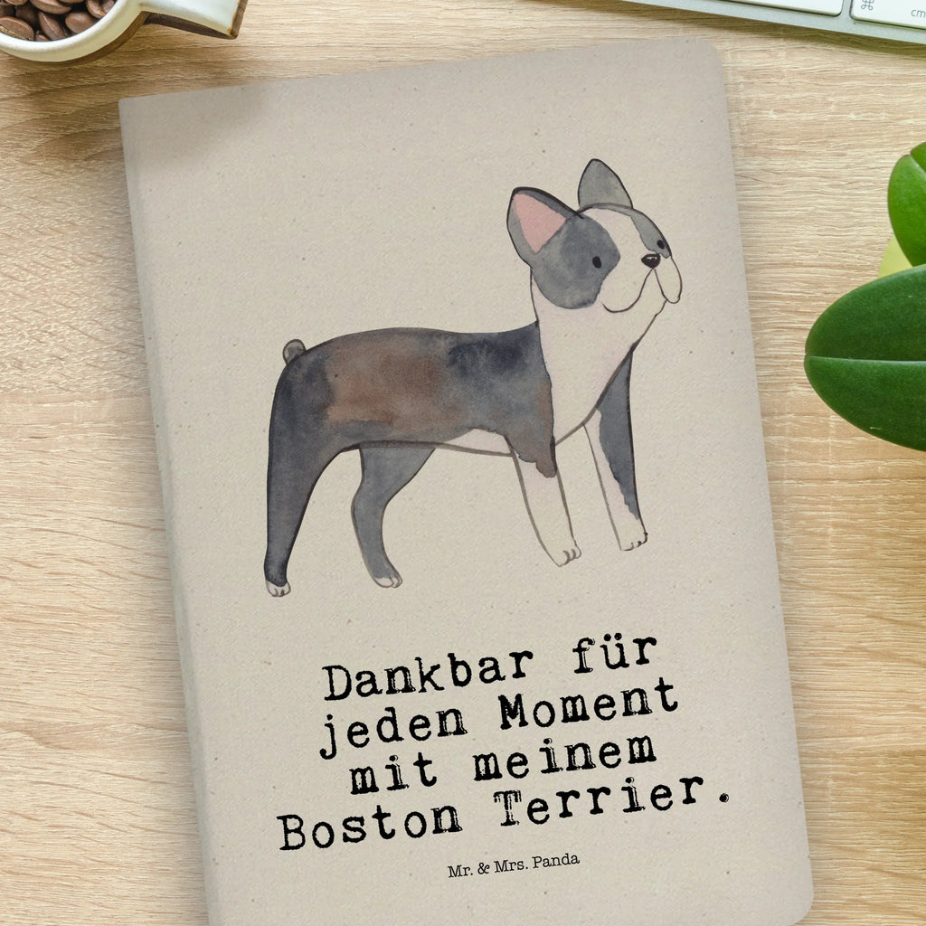 Cotton notebook Boston Terrier Moment notes, sketchbook, notebook, writing book, diary, entry book, notepad, address book, journal, Dog, dog breed, purebred dog, dog owner, gift, animal lover, giving, puppy