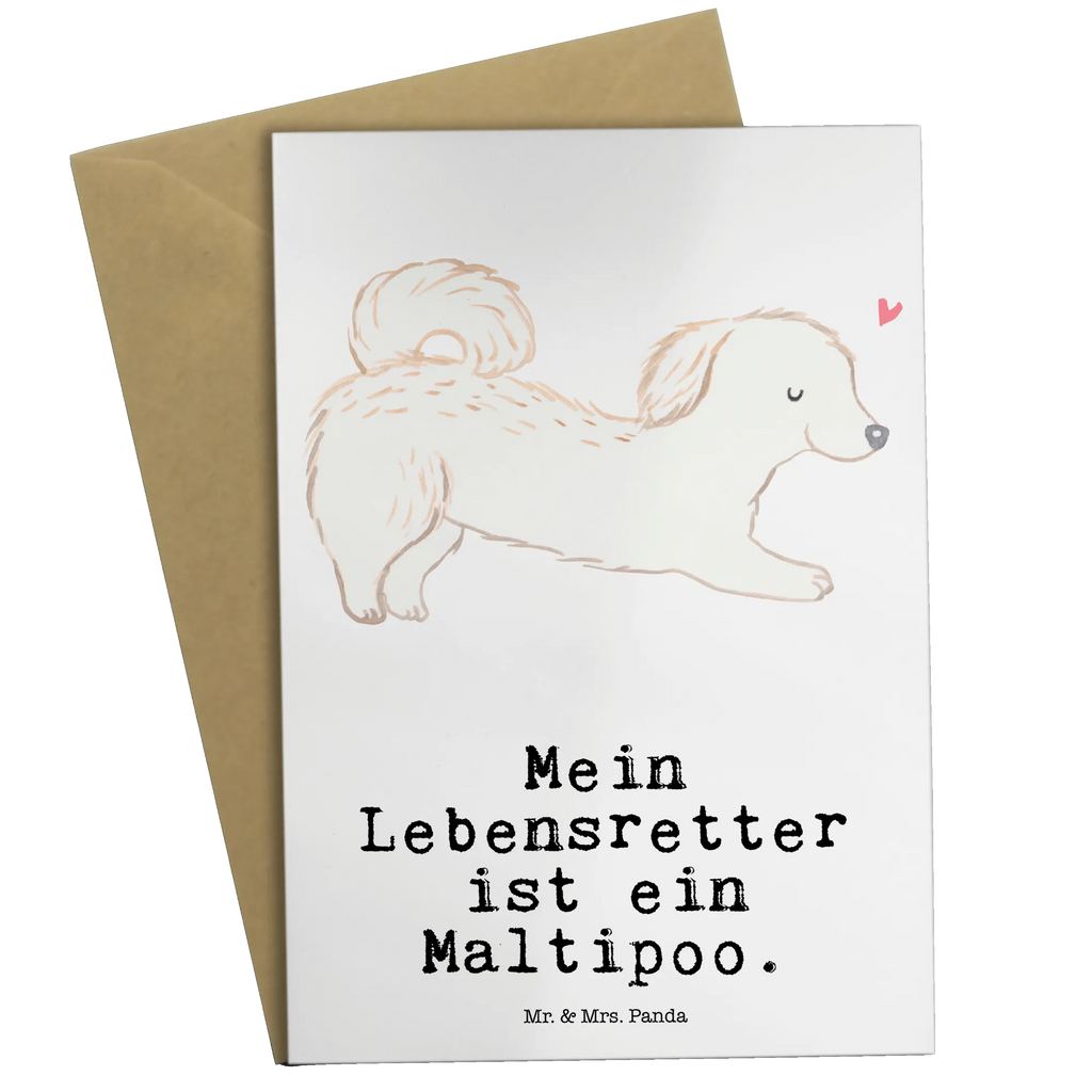 Grußkarte Maltipoo Lebensretter babykarte, einladungskarten, glückwunschkarten, abiturkarte, firmungskarte, spruchkarte, Beileidskarte, kommunionskarte, jubiläumskarte, Grußkarten, Glückwunschkarte, Grußkarte, hochzeitskarten, weihnachtskarten, osterkarte, osterkarten, genesungskarte, vatertagskarte, valentinstagskarte, dankeskarten, Klappkarte, Motivkarte, neujahrskarte, Geschenk, Schenken, Hund, Hunderasse, Rassehund, Hundebesitzer, Tierfreund, Welpe, Mischling, Maltipoo, Kreuzung