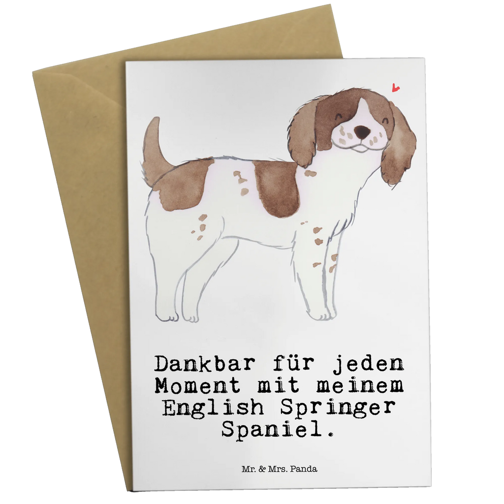 Grußkarte English Springer Spaniel Moment Glückwunschkarte, Geburtstagskarte, Ansichtskarten, Einladungskarte, Klappkarte, Hochzeitskarte, Grußkarte, Karte, Hund, Hunderasse, Rassehund, Hundebesitzer, Geschenk, Tierfreund, Schenken, Welpe, English Springer Spaniel