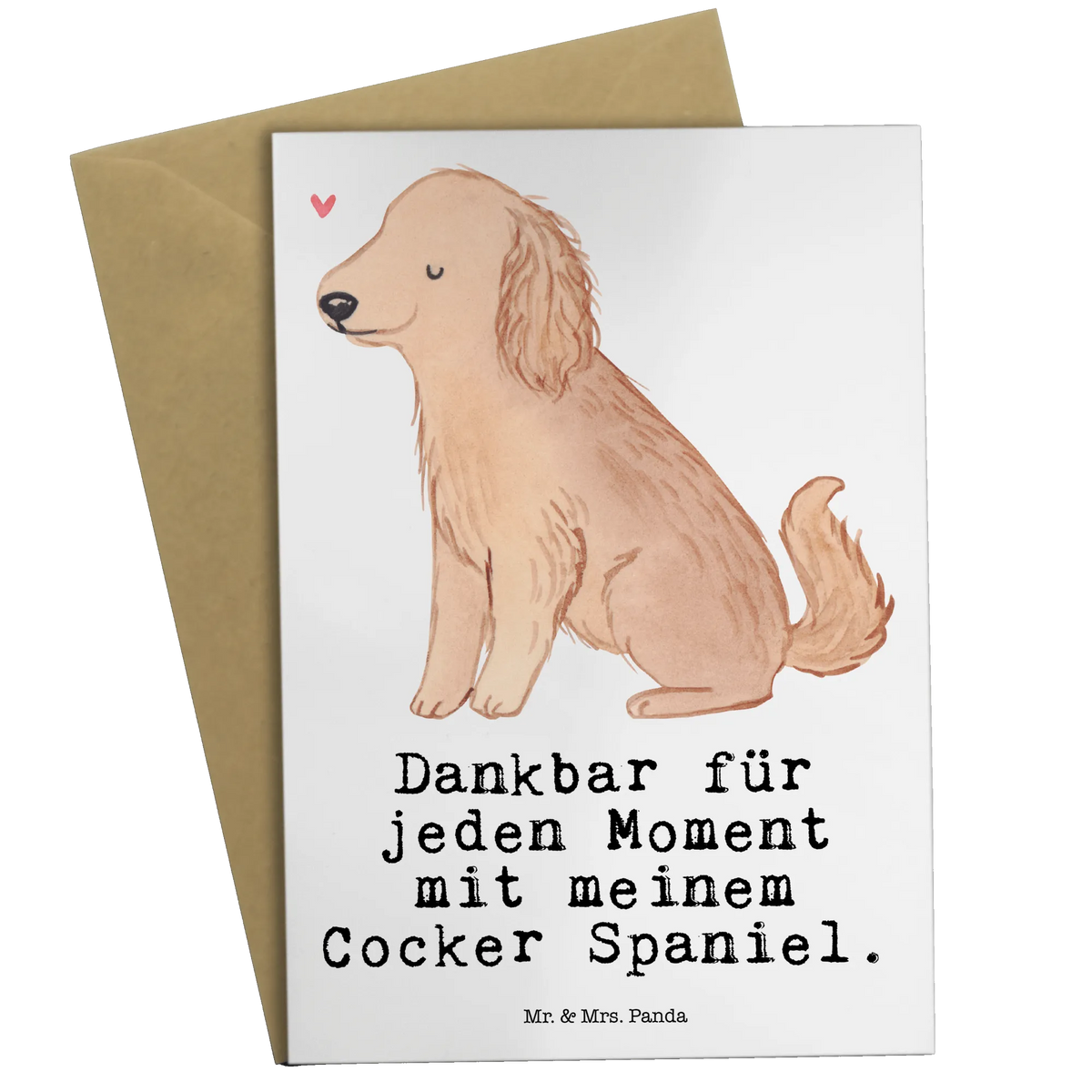 Greetings card Cocker Spaniel Moment birthday card, folding card, greeting card, wedding card, invitation card, Dog, dog breed, purebred dog, dog owner, gift, animal lover, giving, puppy