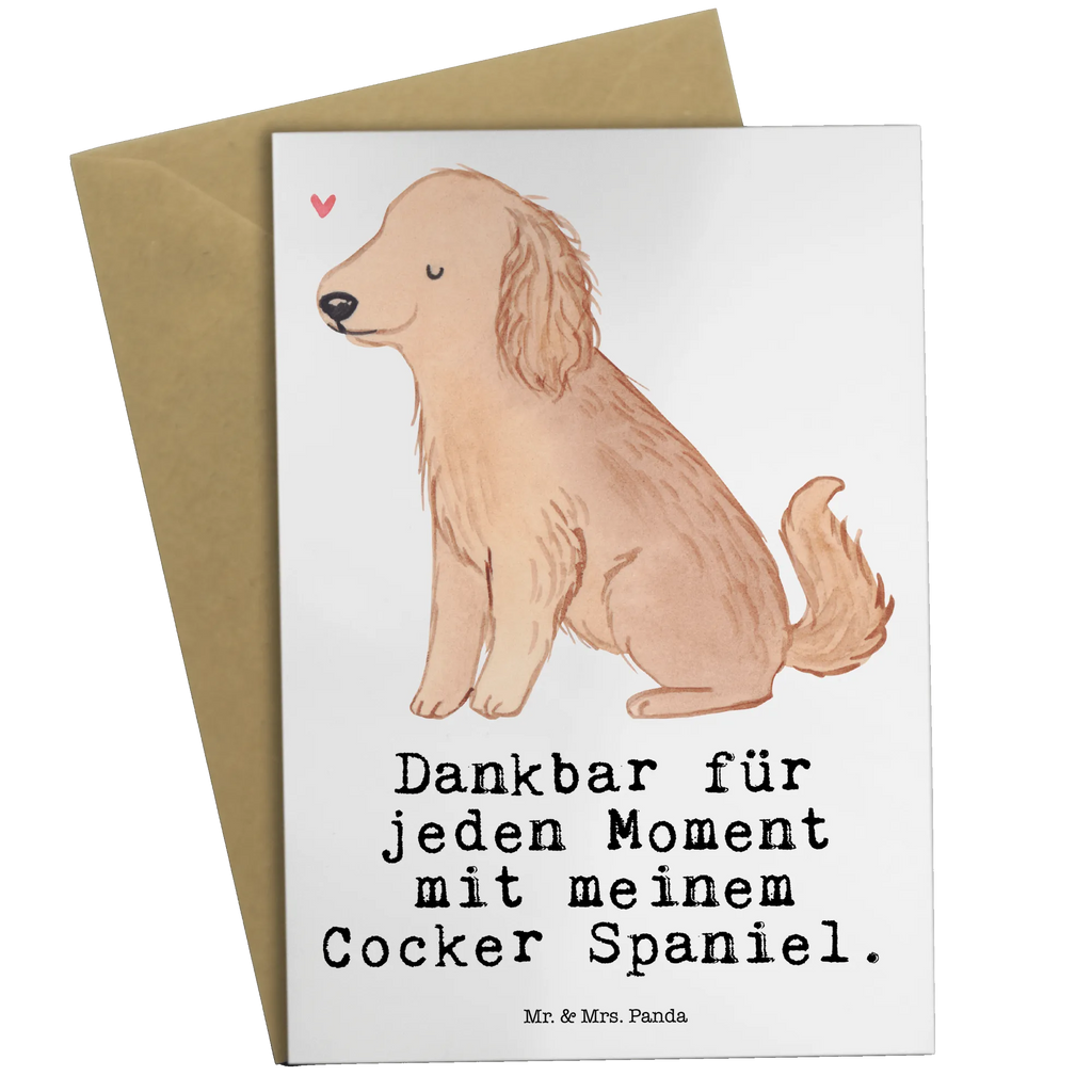 Kartka okolicznościowa Cocker Spaniel Chwila Pies, rasa psa, pies rasowy, właściciel psa, prezent, miłośnik zwierząt, dawanie, szczeniak