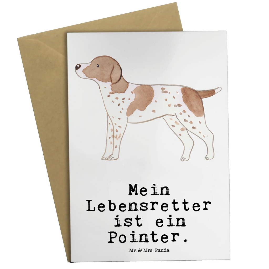 Greetings card Pointer Lifesaver greeting card, birthday card, invitation card, folding card, wedding card, Dog, dog breed, purebred dog, dog owner, gift, animal lover, giving, puppy