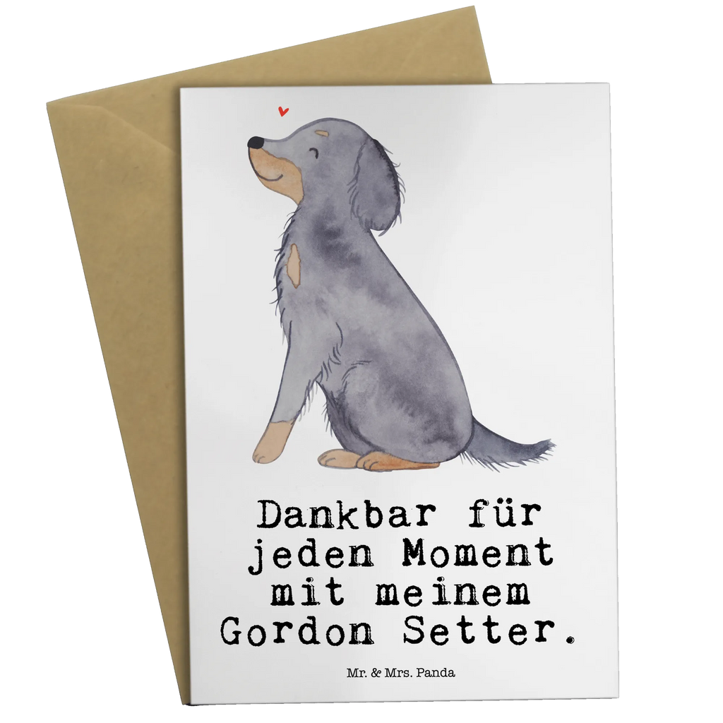 Greetings card Gordon Setter Moment greeting card, wedding card, folding card, invitation card, birthday card, Dog, dog breed, purebred dog, dog owner, gift, animal lover, giving, puppy