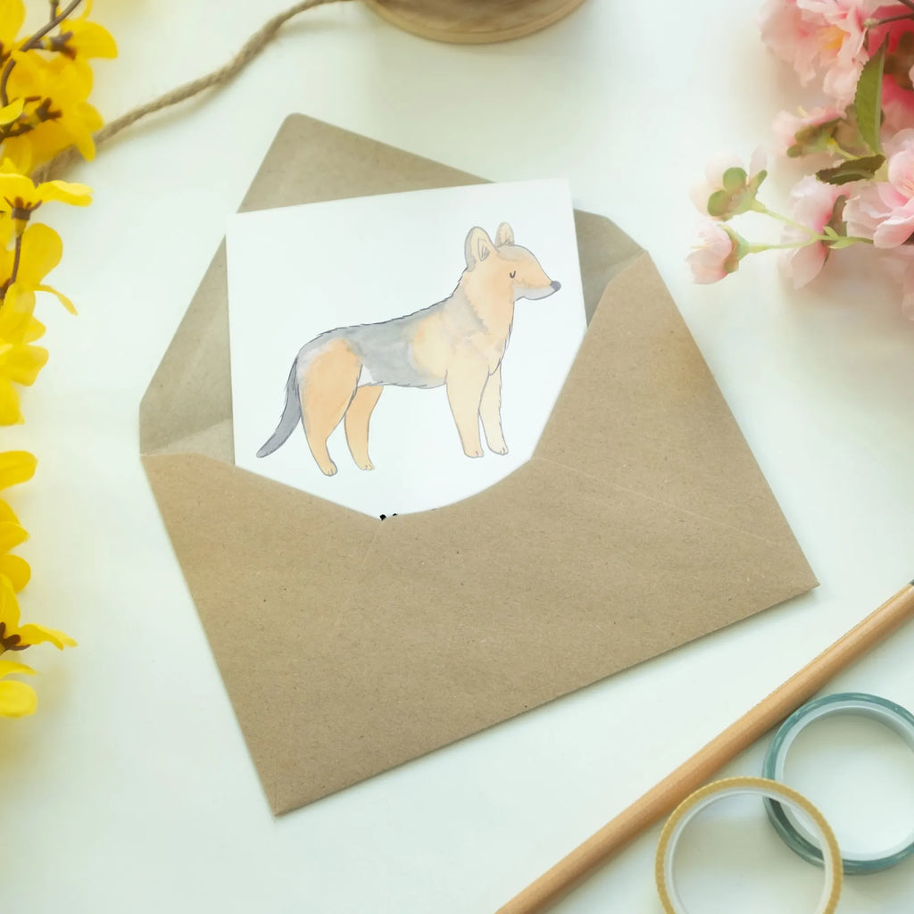Greetings card German Shepherd Lifesaver wedding card, folding card, birthday card, greeting card, invitation card, Dog, dog breed, purebred dog, dog owner, gift, animal lover, giving, puppy