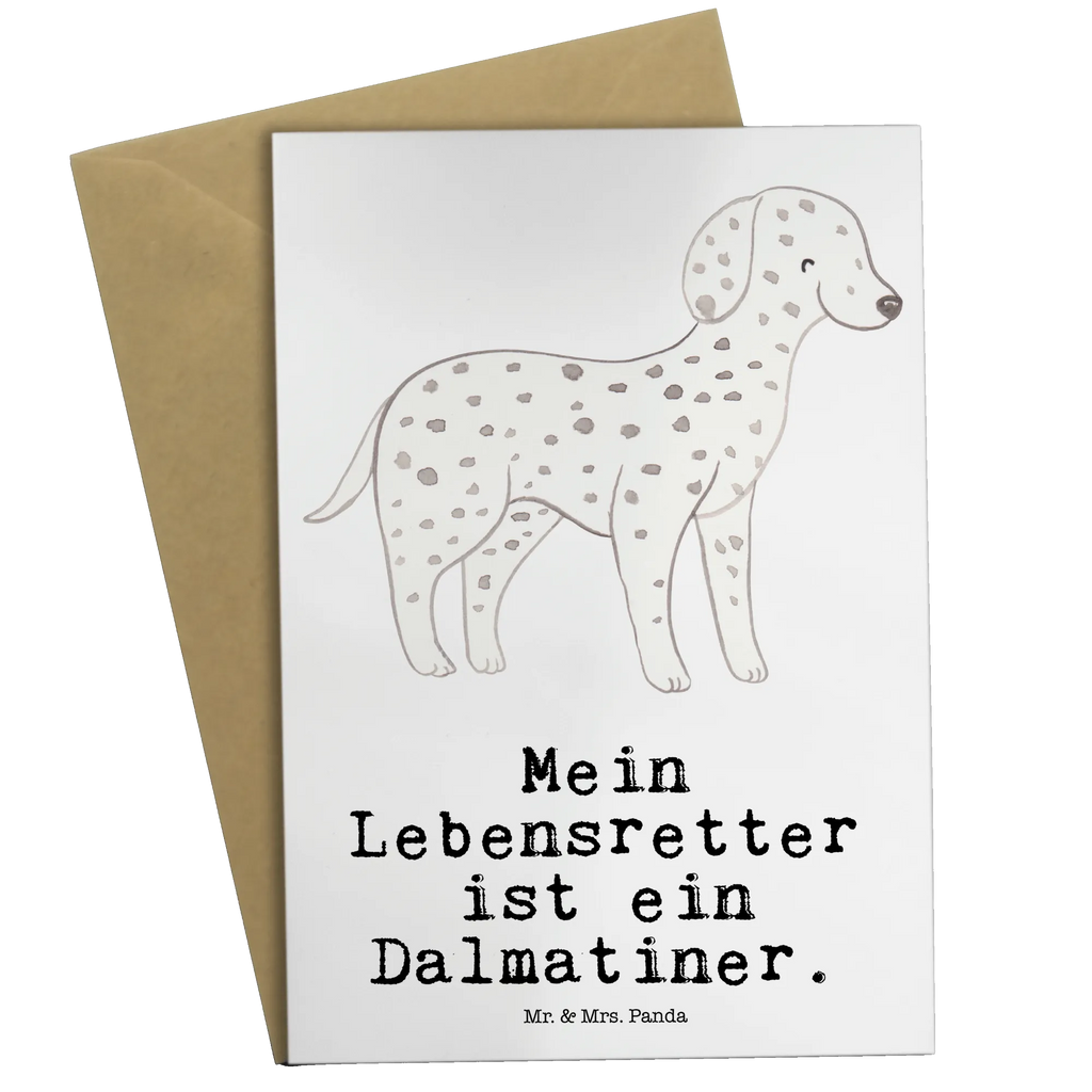 Greetings card Dalmatian Lifesaver wedding card, folding card, birthday card, invitation card, greeting card, Dog, dog breed, purebred dog, dog owner, gift, animal lover, giving, puppy