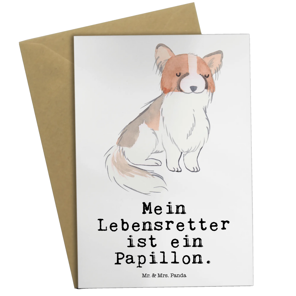 Kartka okolicznościowa Papillon Ratownik Pies, rasa psa, pies rasowy, właściciel psa, prezent, miłośnik zwierząt, dawanie, szczeniak