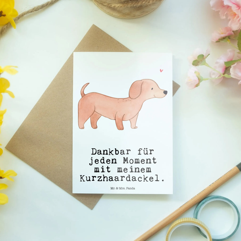 Greetings card Dachshund Smooth-haired Dachshund moment invitation card, folding card, greeting card, birthday card, wedding card, Dog, dog breed, purebred dog, dog owner, gift, animal lover, giving, puppy