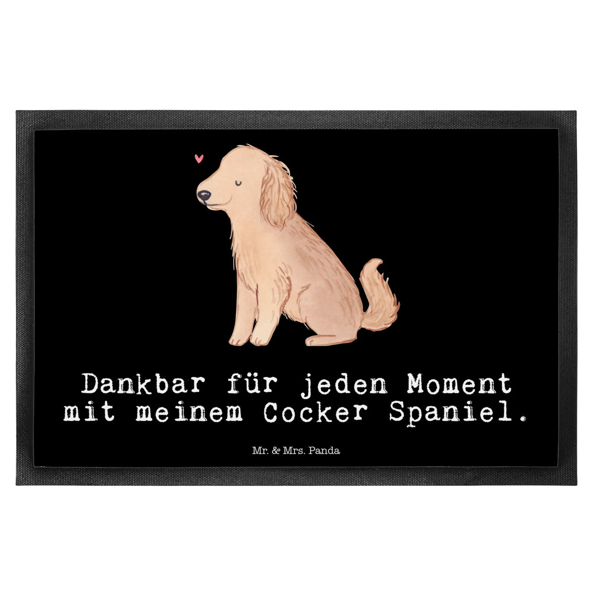 Doormat Cocker Spaniel Moment gift, animal lover, dog breed, purebred dog, dog owner, puppy, giving