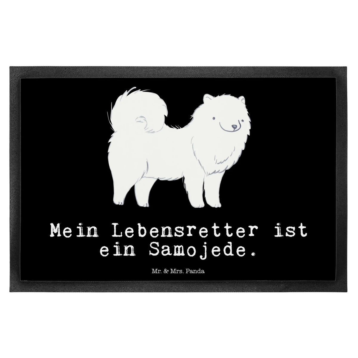 Doormat Samoyed Lifesaver gift, animal lover, giving, dog breed, purebred dog, dog owner, puppy