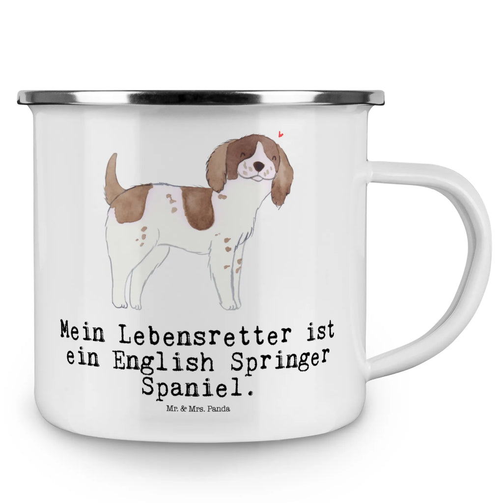 Enamel camping mug English Springer Spaniel Lifesaver adventure mug, lightweight camping mug, backpacking mug, camper mug, tin coffee cup, campfire mug, camping metal cup, metal cup, hiking mug, outdoor cup, travel mug, stainless steel drinking cup, enamel drinking mug, enamel camping cup, enamel mug, bushcraft mug, camp coffee mug, metal camping mug, steel mug for camping, camping mug, Dog, dog breed, purebred dog, dog owner, gift, animal lover, giving, puppy