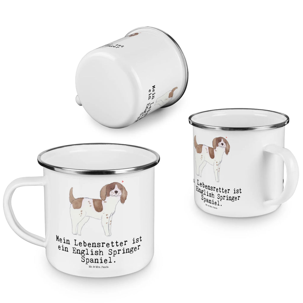 Enamel camping mug English Springer Spaniel Lifesaver adventure mug, lightweight camping mug, backpacking mug, camper mug, tin coffee cup, campfire mug, camping metal cup, metal cup, hiking mug, outdoor cup, travel mug, stainless steel drinking cup, enamel drinking mug, enamel camping cup, enamel mug, bushcraft mug, camp coffee mug, metal camping mug, steel mug for camping, camping mug, Dog, dog breed, purebred dog, dog owner, gift, animal lover, giving, puppy