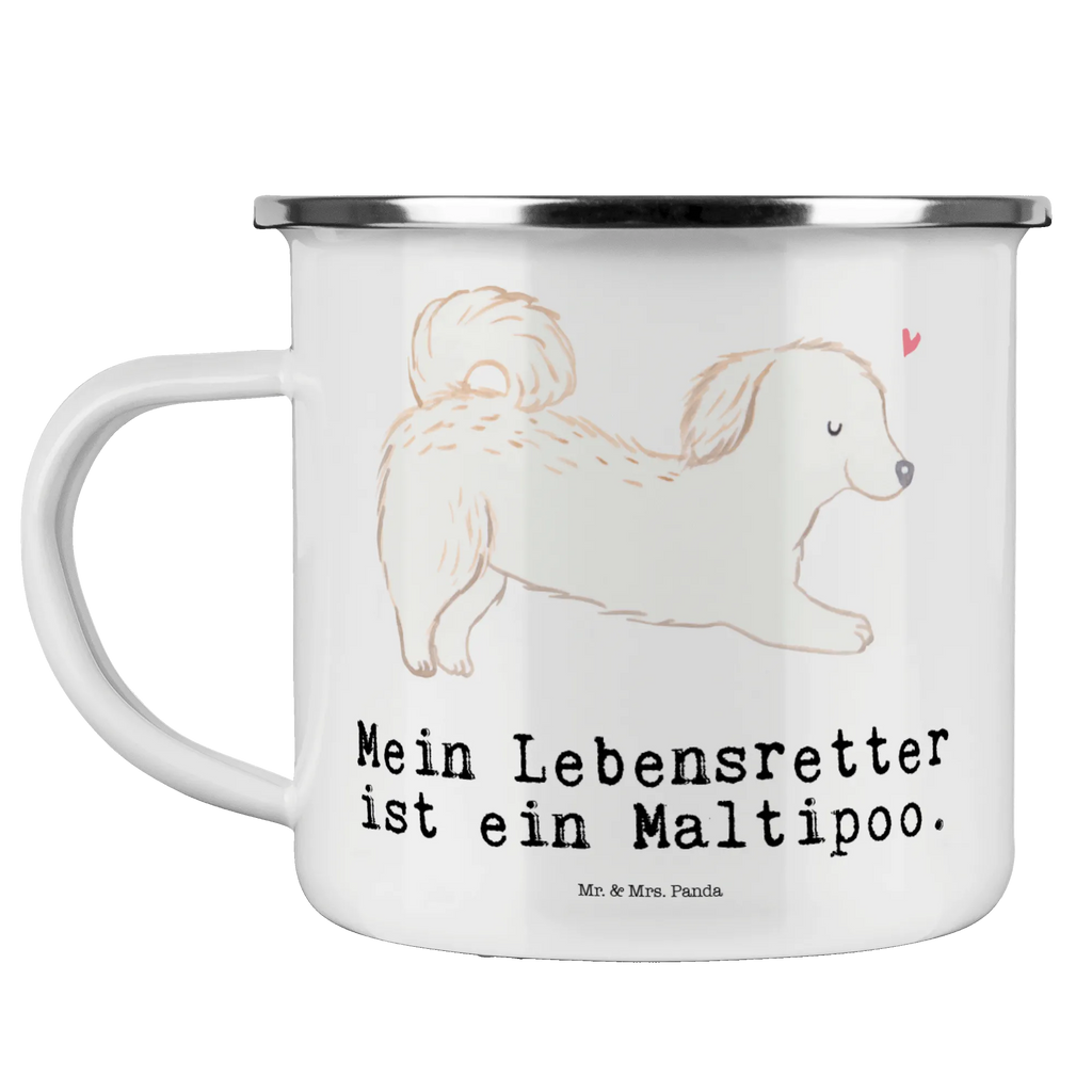 Camping Emaille Tasse Maltipoo Lebensretter Campingbecher, reisetasse, becher emaille, Emaille Becher, emaillebecher, Tasse, blechbecher, Teebecher, Kaffeebecher, wandertasse, Emailletasse, Tasse Emaille, Reisebecher, wanderbecher, Emaille Tasse, Becher, Campingtasse, Teetasse, Pott, Metalltasse, Kaffeetasse, Blechtasse, metallbecher, Trinkbecher, Geschenk, Schenken, Hund, Hunderasse, Rassehund, Hundebesitzer, Tierfreund, Welpe, Mischling, Kreuzung, Maltipoo