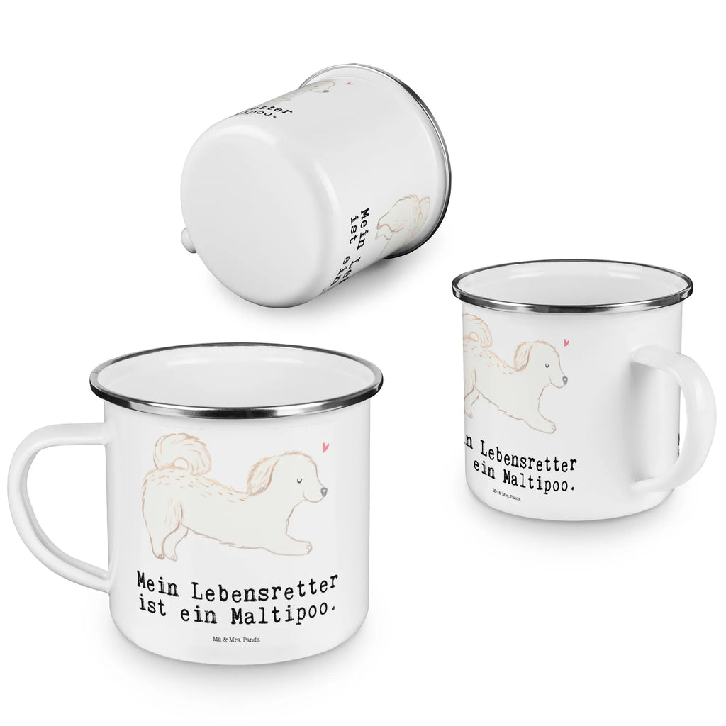 Camping Emaille Tasse Maltipoo Lebensretter Campingbecher, reisetasse, becher emaille, Emaille Becher, emaillebecher, Tasse, blechbecher, Teebecher, Kaffeebecher, wandertasse, Emailletasse, Tasse Emaille, Reisebecher, wanderbecher, Emaille Tasse, Becher, Campingtasse, Teetasse, Pott, Metalltasse, Kaffeetasse, Blechtasse, metallbecher, Trinkbecher, Geschenk, Schenken, Hund, Hunderasse, Rassehund, Hundebesitzer, Tierfreund, Welpe, Mischling, Kreuzung, Maltipoo