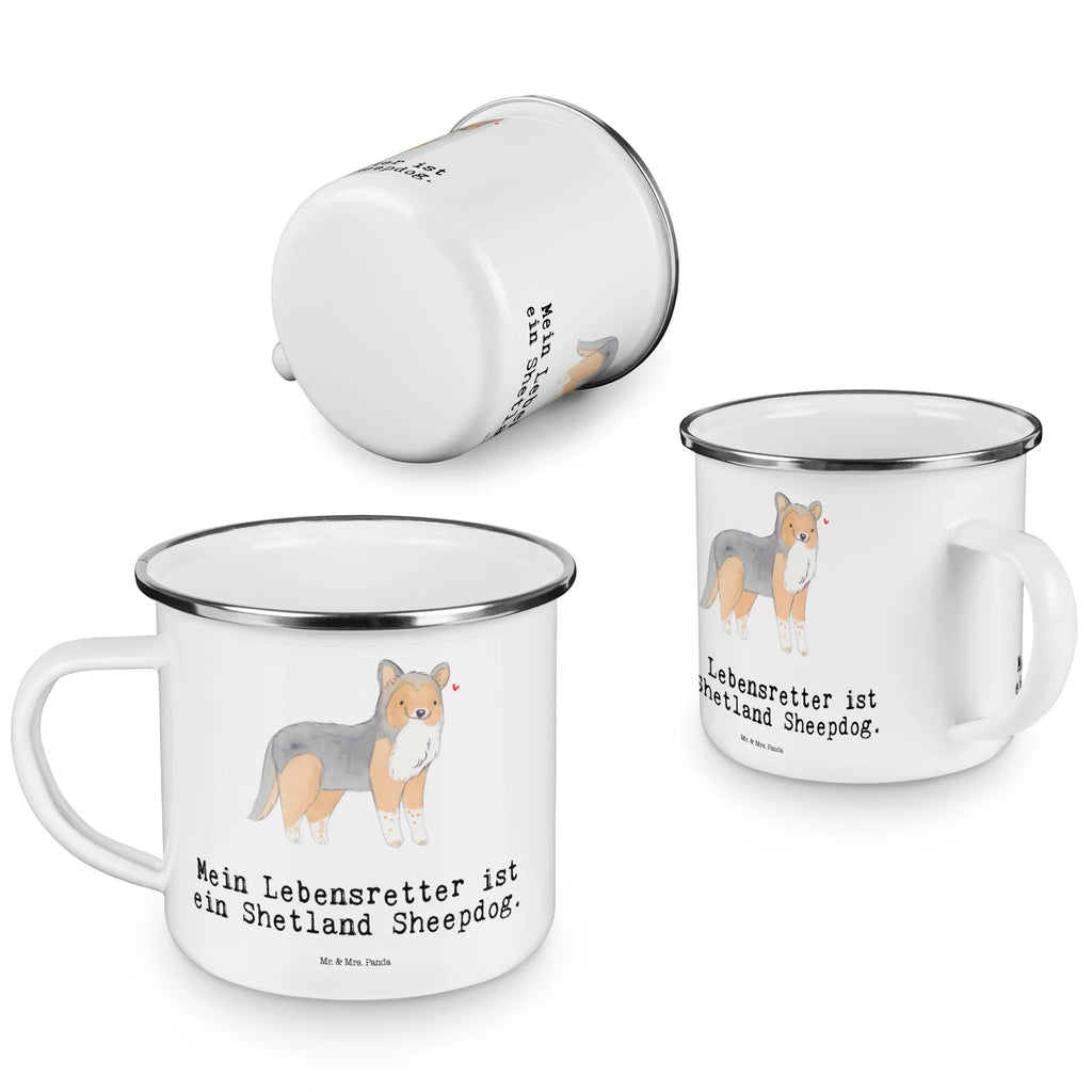 Enamel camping mug Shetland Sheepdog Lifesaver outdoor cup, camping metal cup, lightweight camping mug, metal cup, bushcraft mug, hiking mug, enamel camping cup, camp coffee mug, backpacking mug, campfire mug, travel mug, stainless steel drinking cup, steel mug for camping, camper mug, enamel mug, tin coffee cup, adventure mug, camping mug, metal camping mug, enamel drinking mug, Dog, dog breed, purebred dog, dog owner, gift, animal lover, giving, puppy