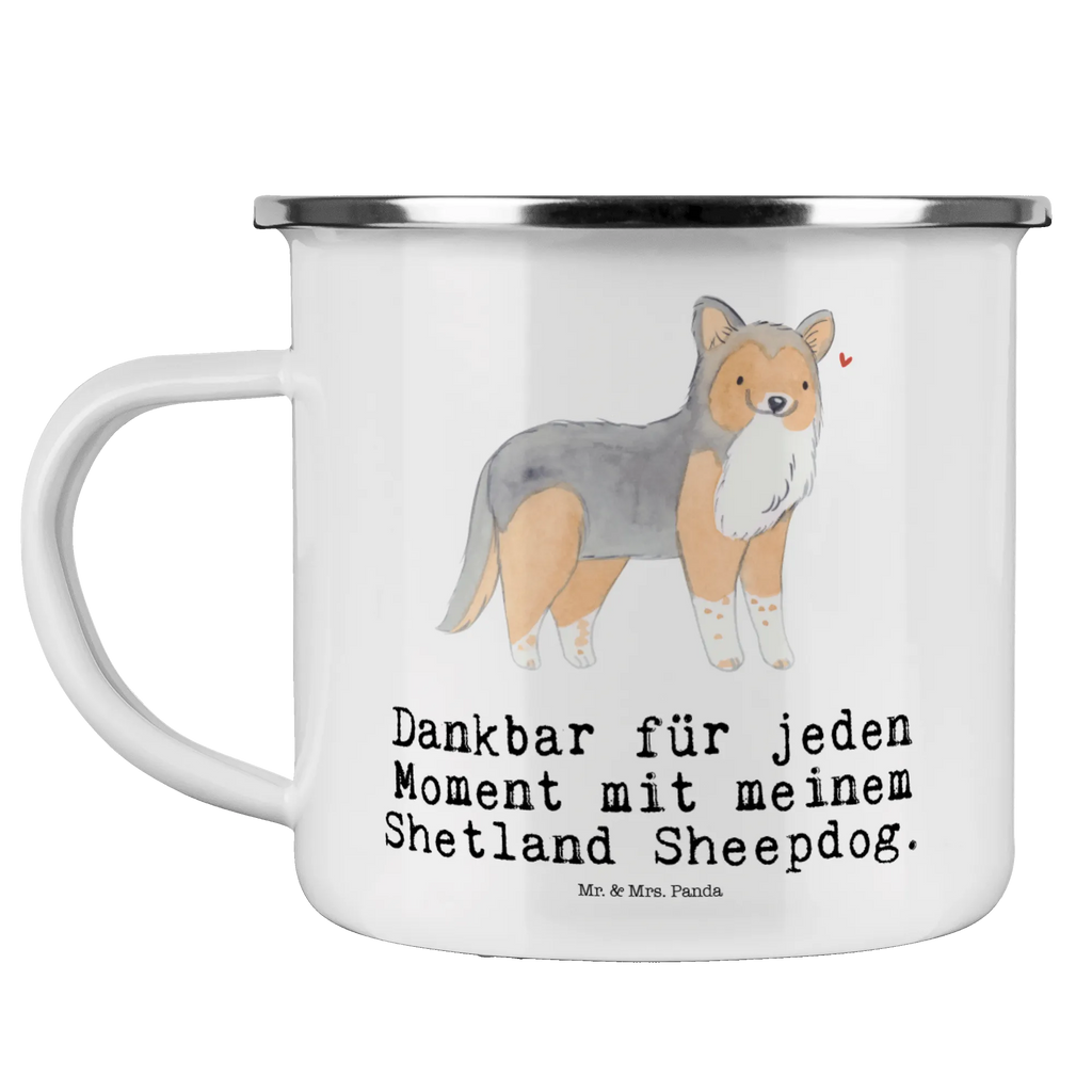 Enamel camping mug Shetland Sheepdog moment lightweight camping mug, outdoor cup, camp coffee mug, enamel mug, stainless steel drinking cup, steel mug for camping, metal cup, bushcraft mug, metal camping mug, hiking mug, enamel drinking mug, tin coffee cup, adventure mug, camper mug, travel mug, camping metal cup, campfire mug, enamel camping cup, camping mug, backpacking mug, Dog, dog breed, purebred dog, dog owner, gift, animal lover, giving, puppy