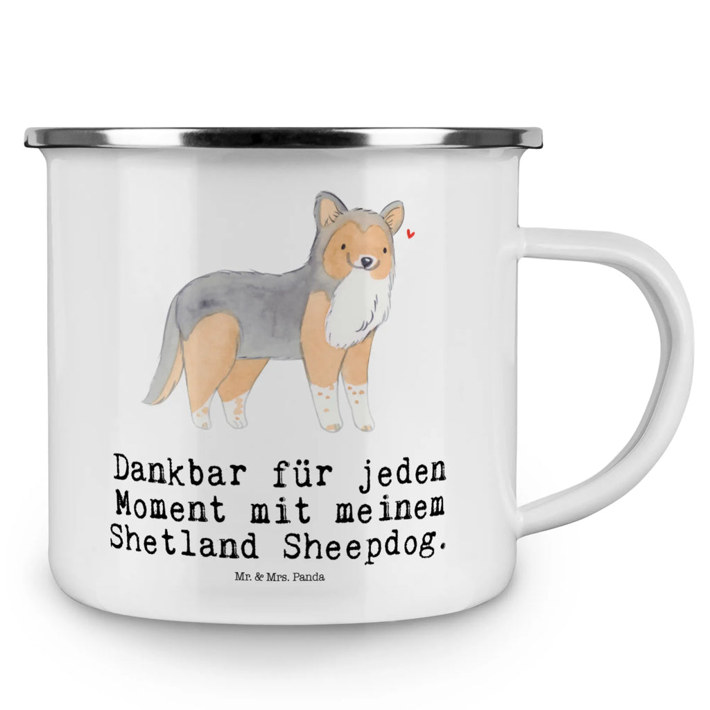 Enamel camping mug Shetland Sheepdog moment lightweight camping mug, outdoor cup, camp coffee mug, enamel mug, stainless steel drinking cup, steel mug for camping, metal cup, bushcraft mug, metal camping mug, hiking mug, enamel drinking mug, tin coffee cup, adventure mug, camper mug, travel mug, camping metal cup, campfire mug, enamel camping cup, camping mug, backpacking mug, Dog, dog breed, purebred dog, dog owner, gift, animal lover, giving, puppy