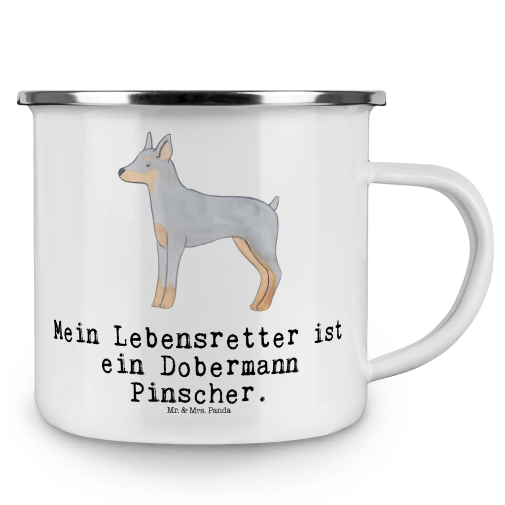 Camping Emaille Tasse Dobermann Pinscher Lebensretter wandertasse, Teetasse, Becher, Emailletasse, Trinkbecher, Emaille Tasse, becher emaille, Campingbecher, Kaffeebecher, metallbecher, Reisebecher, Tasse Emaille, reisetasse, blechbecher, wanderbecher, Tasse, Emaille Becher, Campingtasse, Blechtasse, Pott, emaillebecher, Kaffeetasse, Metalltasse, Teebecher, Geschenk, Schenken, Hund, Hunderasse, Rassehund, Hundebesitzer, Tierfreund, Welpe, Dobermann Pinscher
