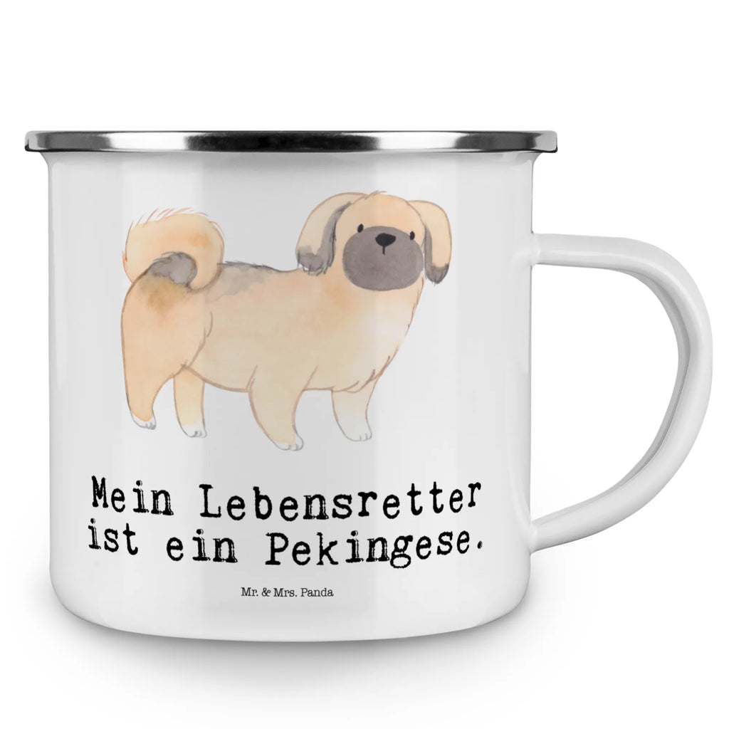 Enamel camping mug Pekingese Lifesaver metal camping mug, camp coffee mug, backpacking mug, camper mug, bushcraft mug, metal cup, enamel drinking mug, tin coffee cup, lightweight camping mug, travel mug, camping metal cup, enamel mug, adventure mug, enamel camping cup, stainless steel drinking cup, camping mug, steel mug for camping, hiking mug, campfire mug, outdoor cup, Dog, dog breed, purebred dog, dog owner, gift, animal lover, giving, puppy