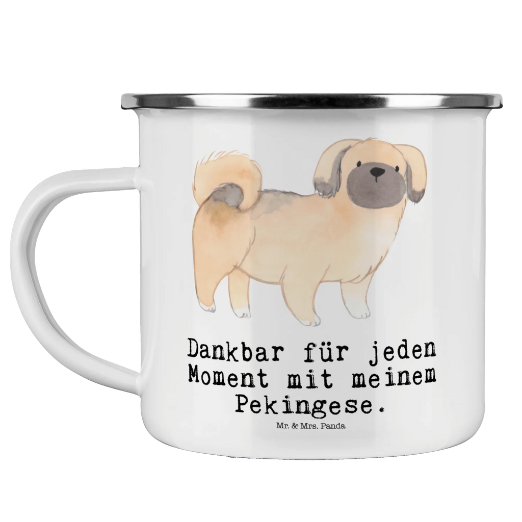 Camping Emaille Tasse Pekingese Moment Pott, wandertasse, Tasse Emaille, Metalltasse, Emaille Tasse, emaillebecher, Reisebecher, Emailletasse, Blechtasse, Tasse, Emaille Becher, Campingbecher, Kaffeetasse, wanderbecher, Kaffeebecher, Campingtasse, Teetasse, Teebecher, reisetasse, becher emaille, Becher, blechbecher, Trinkbecher, metallbecher, Geschenk, Schenken, Hund, Hunderasse, Rassehund, Hundebesitzer, Tierfreund, Welpe, Pekingese, Peking-Palasthund, Pekinese