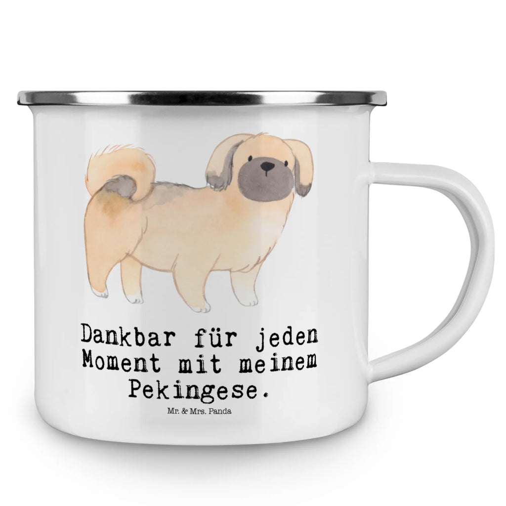 Camping Emaille Tasse Pekingese Moment Pott, wandertasse, Tasse Emaille, Metalltasse, Emaille Tasse, emaillebecher, Reisebecher, Emailletasse, Blechtasse, Tasse, Emaille Becher, Campingbecher, Kaffeetasse, wanderbecher, Kaffeebecher, Campingtasse, Teetasse, Teebecher, reisetasse, becher emaille, Becher, blechbecher, Trinkbecher, metallbecher, Geschenk, Schenken, Hund, Hunderasse, Rassehund, Hundebesitzer, Tierfreund, Welpe, Pekingese, Peking-Palasthund, Pekinese