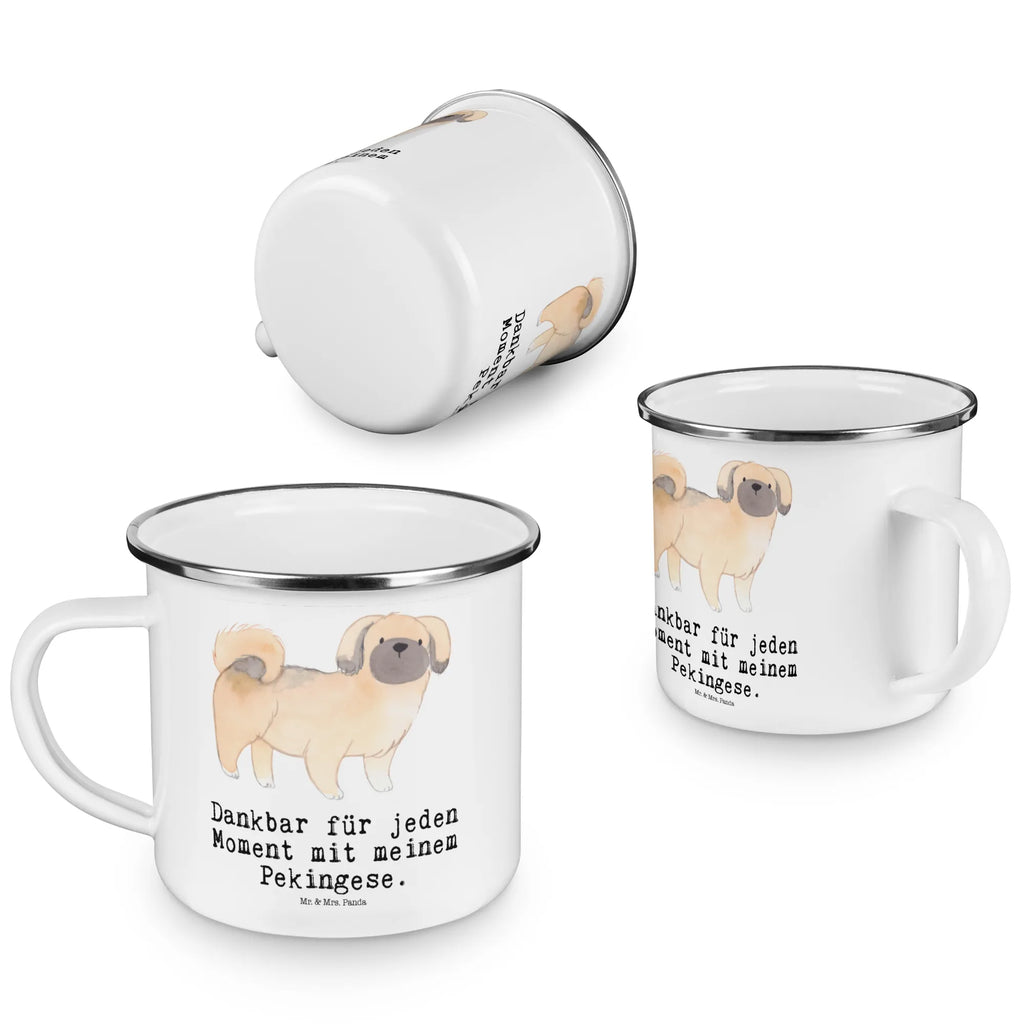 Camping Emaille Tasse Pekingese Moment Pott, wandertasse, Tasse Emaille, Metalltasse, Emaille Tasse, emaillebecher, Reisebecher, Emailletasse, Blechtasse, Tasse, Emaille Becher, Campingbecher, Kaffeetasse, wanderbecher, Kaffeebecher, Campingtasse, Teetasse, Teebecher, reisetasse, becher emaille, Becher, blechbecher, Trinkbecher, metallbecher, Geschenk, Schenken, Hund, Hunderasse, Rassehund, Hundebesitzer, Tierfreund, Welpe, Pekingese, Peking-Palasthund, Pekinese