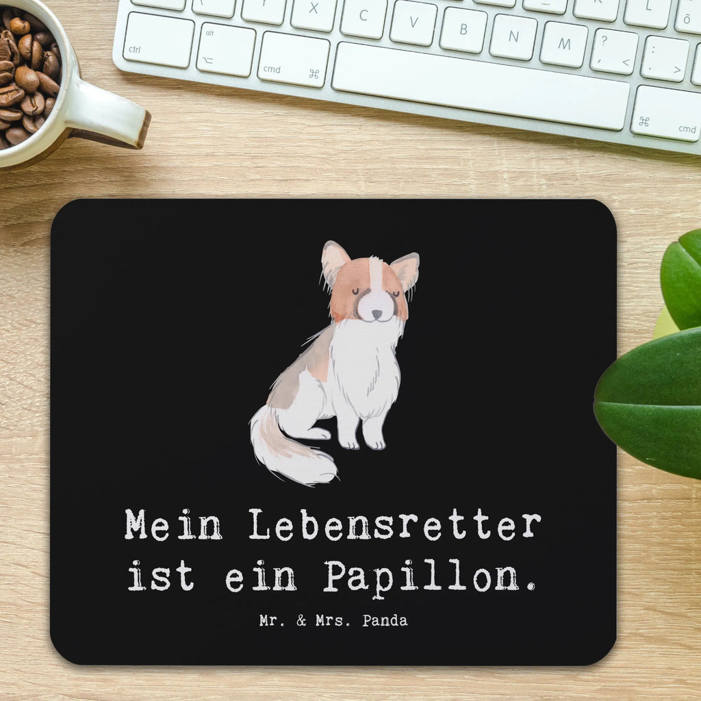Mouse mat Butterfly Lifesaver Mauspad Büro, Computer zubehör, Büroausstattung, Arbeitszimmer, Mausunterlage, Einzigartiges Mauspad, PC Zubehör, Mousepad, Mauspad, Designer Mauspad, Hund, Hunderasse, Rassehund, Hundebesitzer, Geschenk, Tierfreund, Schenken, Welpe, Kontinentaler Zwergspaniel, Papillon