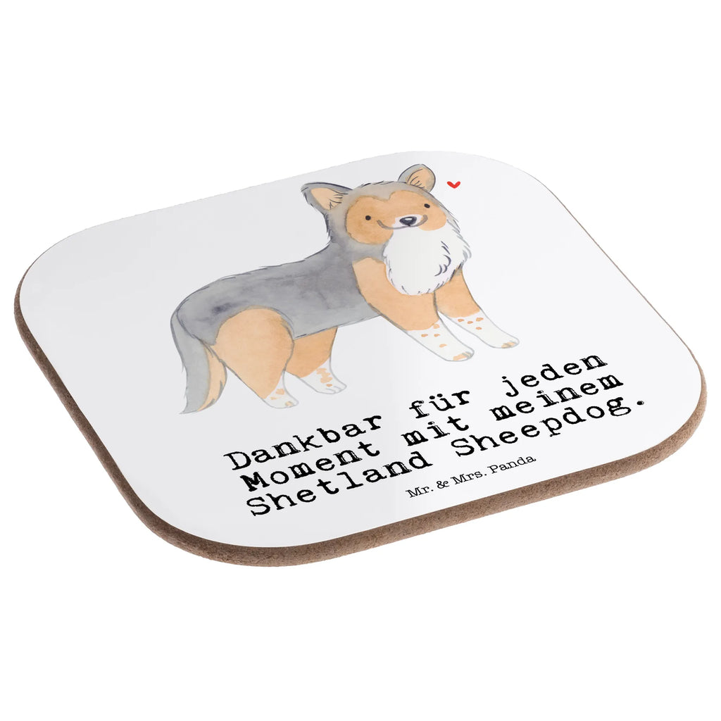 Square coaster Shetland Sheepdog moment party, presents, breakfast, Coasters, glass coasters, gift, gifts, Dog, dog breed, purebred dog, dog owner, animal lover, giving, puppy