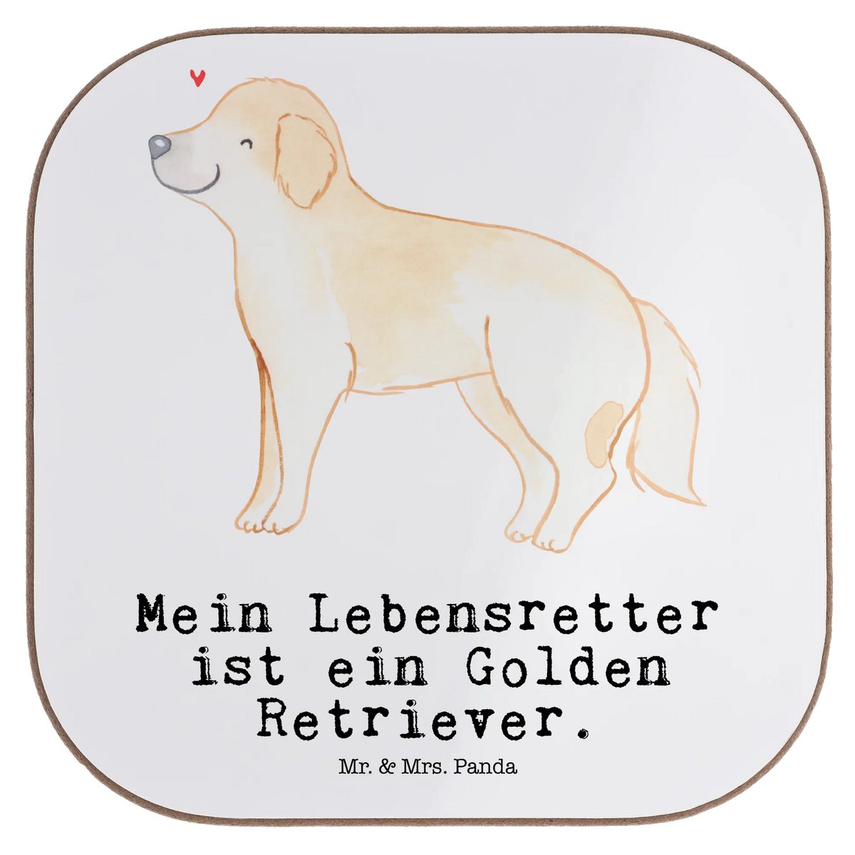 Square coaster Golden Retriever Lifesaver Coasters, glass coasters, gift, presents, gifts, party, breakfast, Dog, dog breed, purebred dog, dog owner, animal lover, giving, puppy