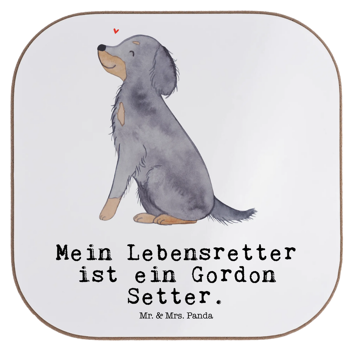 Square coaster Gordon Setter Lifesaver gifts, breakfast, Coasters, party, glass coasters, presents, gift, Dog, dog breed, purebred dog, dog owner, animal lover, giving, puppy