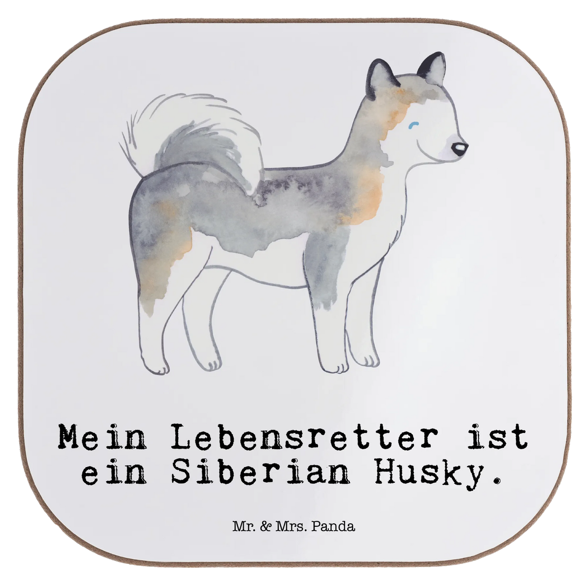 Untersetzer Siberian Husky Lebensretter